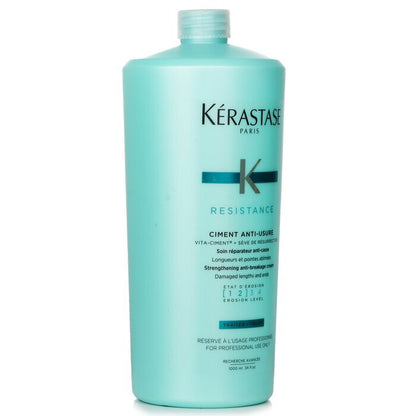 Kerastase Resistance Ciment Anti-Usure Strengthening Anti-Breakage Cream - Rinse Out (For Damaged Lengths & Ends) 1000ml/34oz