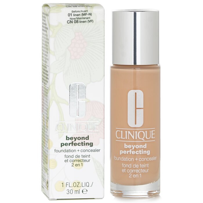 Clinique Beyond Perfecting Foundation & Concealer - # 01 Linen (VF-N) 30ml/1oz