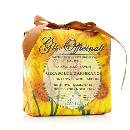 Nesti Dante Gli Officinali Soap - Sunflower & Zafferano - Nourishing & Moisturizing 200g/7oz