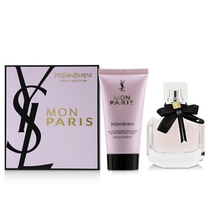 Yves Saint Laurent Mon Paris Coffret: Eau De Parfum Spray 50ml/1.6oz + My Perfumed Body Lotion 50ml/1.6oz 2pcs