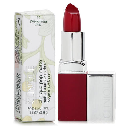 Clinique Pop Matte Lip Colour + Primer - # 11 Peppermint 3.9g/0.13oz