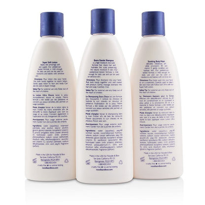 Noodle & Boo Starter Gift Set: Extra Gentle Shampoo 237ml/8oz + Soothing Body Wash 237ml/8oz + Super Soft Lotion 237ml/8oz 3pc