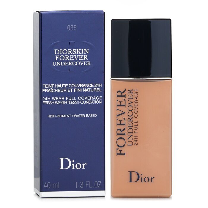 Christian Dior Diorskin Forever Undercover 24H Wear Full Coverage Water Based Foundation - # 035 Desert Beige 40ml/1.3oz