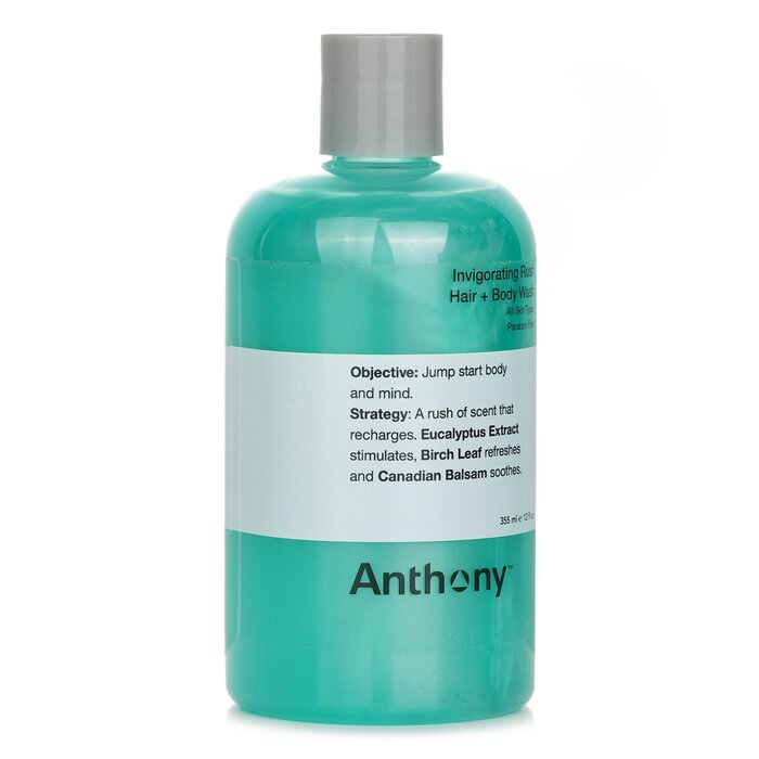 Anthony Invigorating Rush Hair & Body Wash (All Skin Types) 355ml/12oz