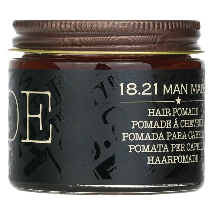 18.21 Man Made Pomade - # Sweet Tobacco (Shiny Finish / Medium Hold) 56.7g/2oz