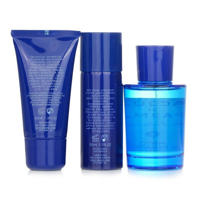 Acqua Di Parma Blu Mediterraneo Mirto Di Panarea Unisex Set Eau De Toilette 75ml & Regenerating Sg 40ml & Bl 50ml (new Pack)