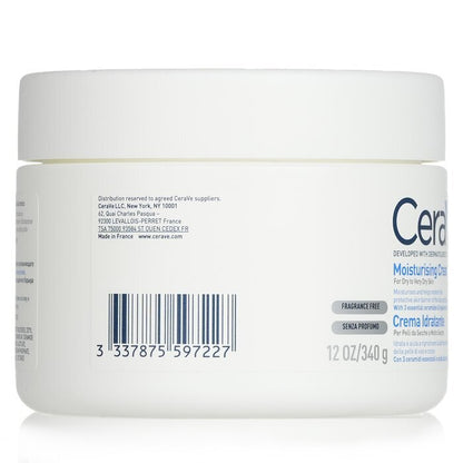 CeraVe Moisturising Cream For Dry to Very Dry Skin 340g/12oz