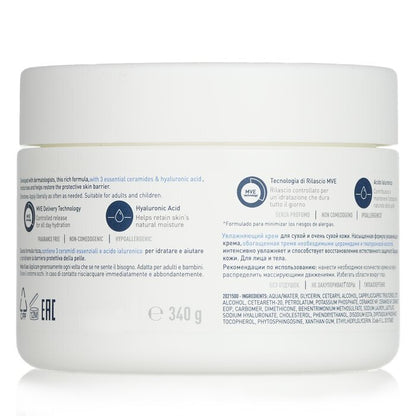 CeraVe Moisturising Cream For Dry to Very Dry Skin 340g/12oz