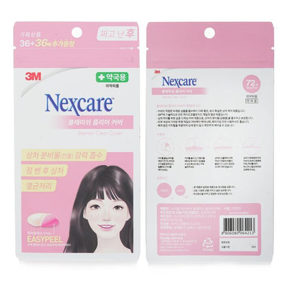 3M Nexcare Blemish Clear Cover 72pcs