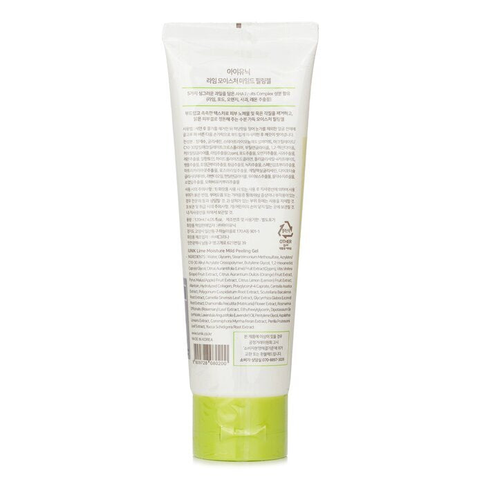 iUNIK Lime Moisture Mild Peeling Gel 120ml