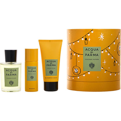 Acqua Di Parma Colonia Futura Unisex Set Eau De Tologne 100ml & Sg 75ml & Deodorant 50ml (new Pack)