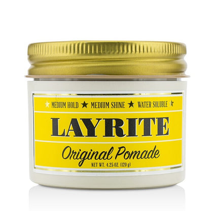 Layrite Original Pomade (Medium Hold, Medium Shine, Water Soluble) 120g/4.25oz