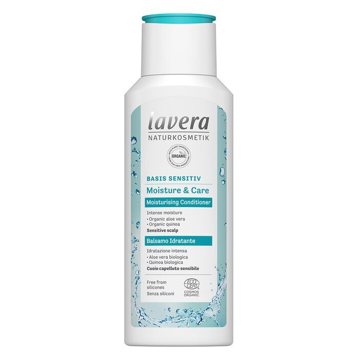 Lavera Basis Sensitiv Moisture & Care Moisturising Conditioner (Sensitive Scalp) 200ml/7oz