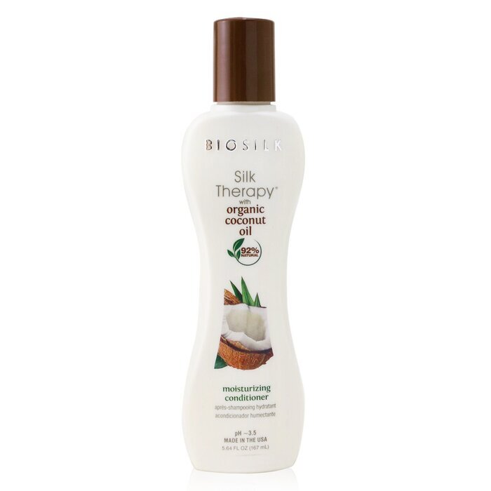 BioSilk Silk Therapy with Coconut Oil Moisturizing Conditioner 167ml/5.64oz