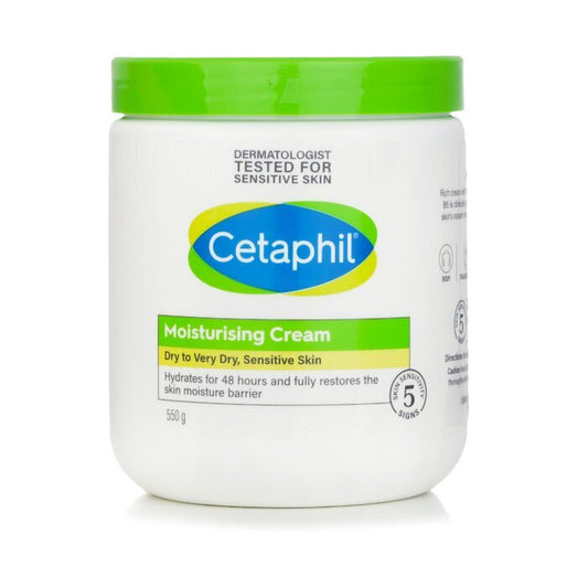 Cetaphil Moisturising Cream 48H - For Dry to Very Dry, Sensitive Skin 550g