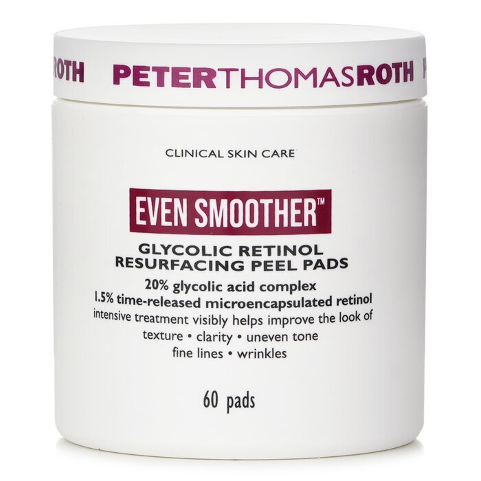 Peter Thomas Roth Even Smoother Glycolic Retinol Resurfacing Peel Pads 60pads